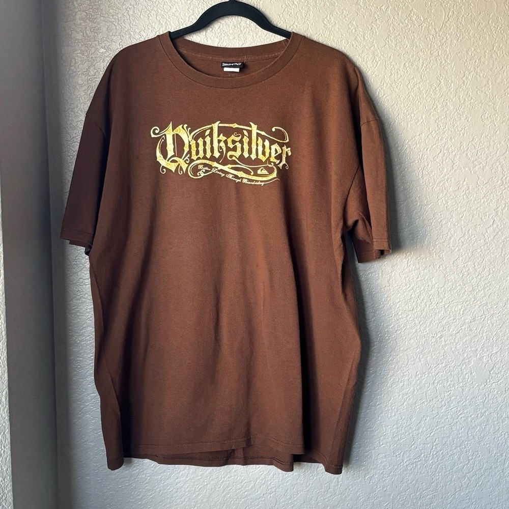 Men's Y2K Quicksilver T-shirt, Size X-Large,